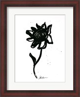 Framed Inked Florals III