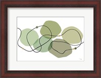 Framed Sinuous Trajectory green I