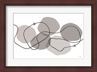 Framed Sinuous Trajectory grey I