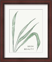 Framed Serene Sentiment VII-Seek Beauty
