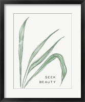 Framed Serene Sentiment VII-Seek Beauty