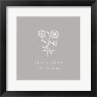 Simple Nature VII-This is Where Framed Print