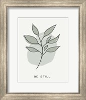 Framed Zen Vibes III-Be Still
