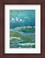 Framed Blue Mountainscape I