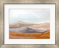 Framed Orange Tinted Hillside