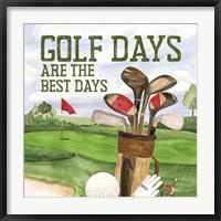 Framed Golf Days II-Best Days