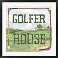 Framed Golf Days IV-Golfer House