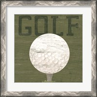 Framed 'Golf Days XI-Golf' border=