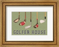 Framed Golf Days landscape II-Golfer House