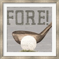 Framed Golf Days neutral V-Fore!