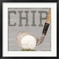 Framed Golf Days neutral VII-Chip
