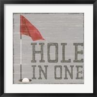 Framed Golf Days neutral IX-Hole in One