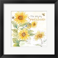 Framed 'Be My Sunshine IV' border=