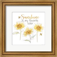 Framed 'Be My Sunshine VI' border=