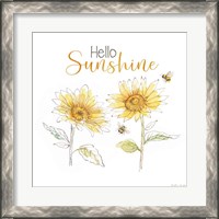 Framed 'Be My Sunshine VII' border=