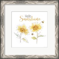Framed 'Be My Sunshine VII' border=