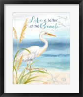 By the Seashore VI Framed Print