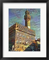 Framed Florence Italy Palazzo Vecchio