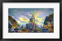 Framed Orlando Florida United States Walt Disney World Castle