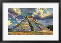 Framed Yucatan Mexico Chichen Itza