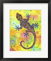 Framed Electric Gecko