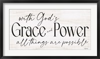 Framed God's Grace and Power