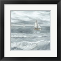 Framed Three Sailboats