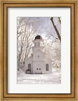 Framed Church in the Woods