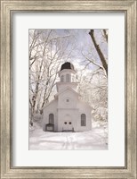 Framed Church in the Woods