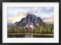 Framed Patriotic Tetons