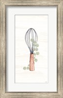 Framed Kitchen Utensils - Wooden Whisk