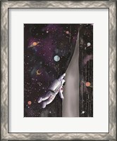 Framed Astronaut in Space