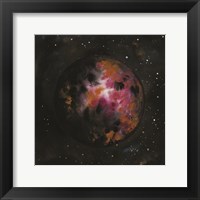 Framed Celestial Planet