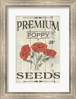 Framed Poppy Seeds