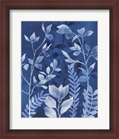 Framed Indigo Petals X