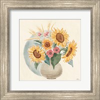 Framed Sunflower Season IV Bright