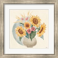Framed Sunflower Season IV Bright