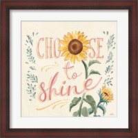 Framed Sunflower Season VII Bright