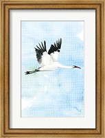 Framed Crane in Flight I