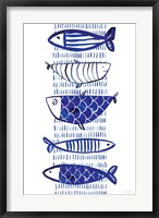Framed Blue Fish II