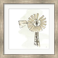 Framed Windmill I Neutral