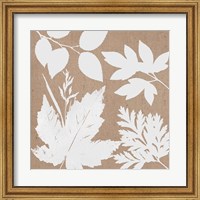 Framed Leaves of Inspiration I Neutral