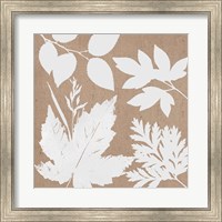 Framed Leaves of Inspiration I Neutral