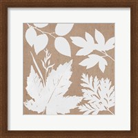 Framed Leaves of Inspiration I Neutral