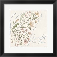 Framed Wildflower Vibes VII Neutral