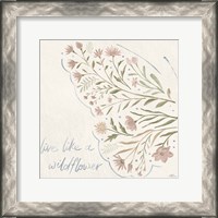 Framed Wildflower Vibes VI Neutral