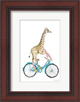Framed Giraffe Joy Ride I No Balloons