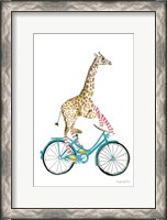 Framed Giraffe Joy Ride I No Balloons