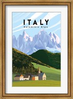 Framed Italian Alps
