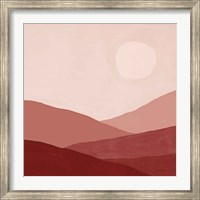 Framed Warm Desert Landscape I